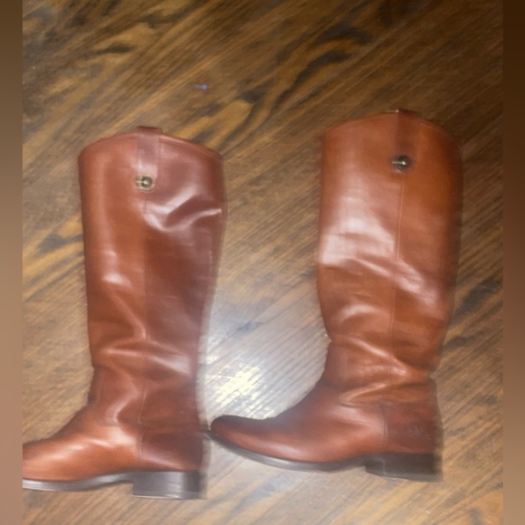Genuine leather brown boots, size 6 1/2 - Picture 3 of 3